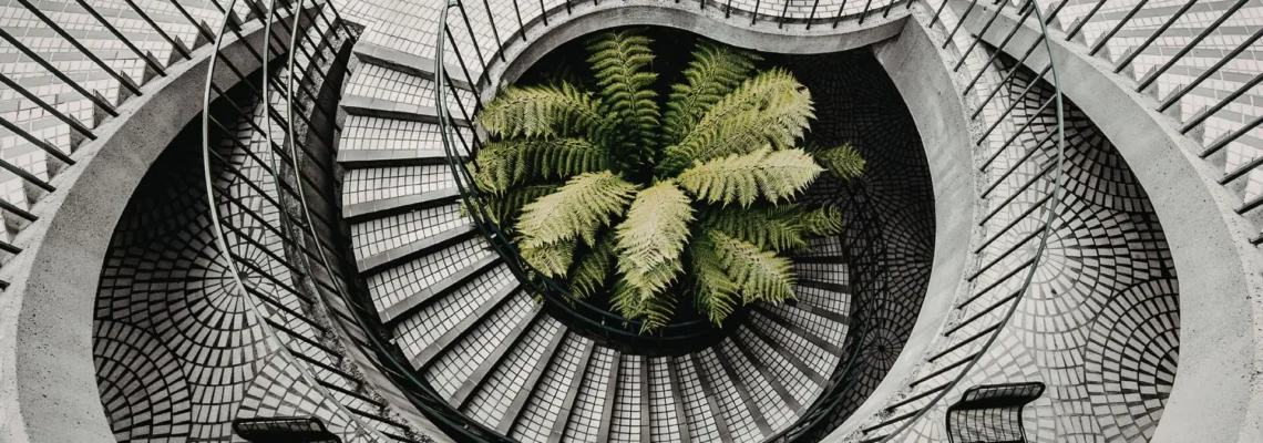 escalier en limon central